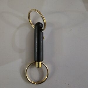 Black and Gold Keychain